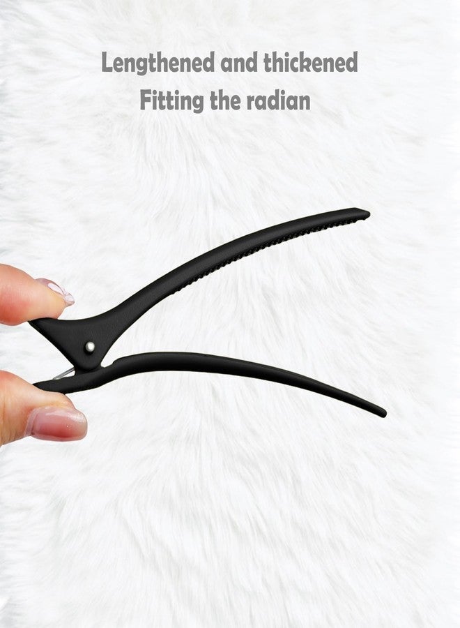 MOLOPPO Black-6 Pack Hair Sectioning Clips for Women, Alligator Hair Clips for Styling & Salon Use, Durable Tools with Strong Grip for Salon & Home - Image 4